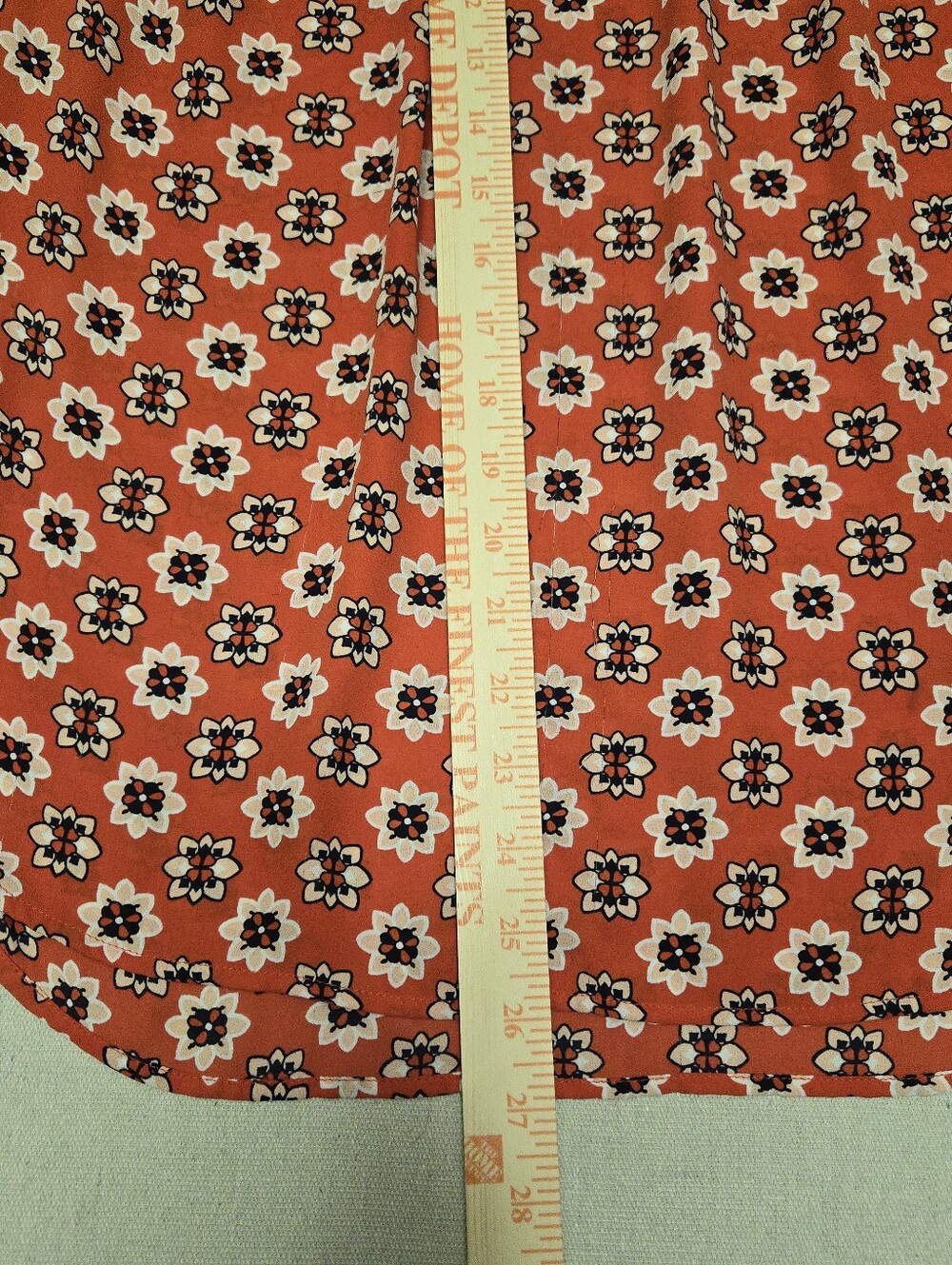 LOFT Red Floral Peasant Blouse - Picture 5 of 6